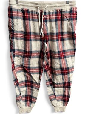 Stars Above Women's XL Plaid Pajama Pants 100% Cotton Holiday